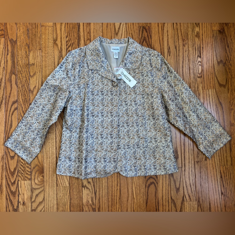 Chico's Patterned Blazer